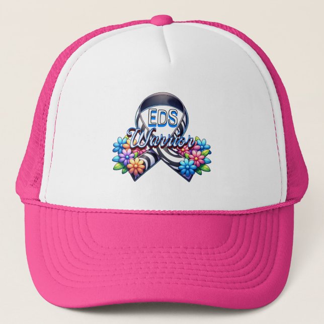 Gorra De Camionero EDS Warrior | Camiseta del Síndrome de Ehlers-Danl (Anverso)