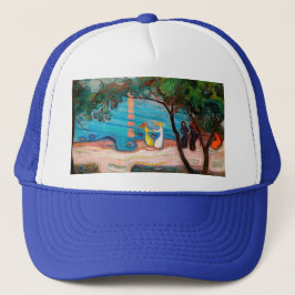 Gorra De Camionero Edvard Munch - Baile en la playa
