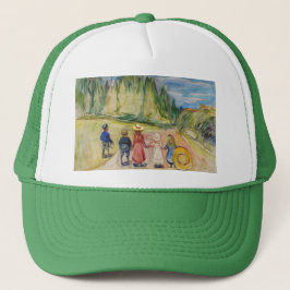 Gorra De Camionero Edvard Munch - El bosque de cuento de hadas