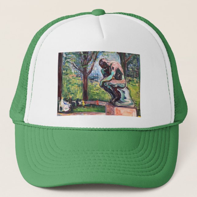 Gorra De Camionero Edvard Munch - El pensador de Rodin (Anverso)