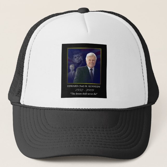 Gorra De Camionero Edward (Ted) Kennedy - en Memorium (Anverso)
