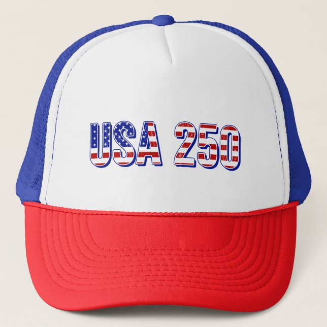 Gorra De Camionero EE. UU. 250 Aniversario 1776-2026 Patriótico Ameri (Anverso)