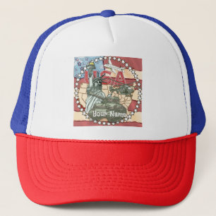 Gorra De Camionero EE. UU. Militar