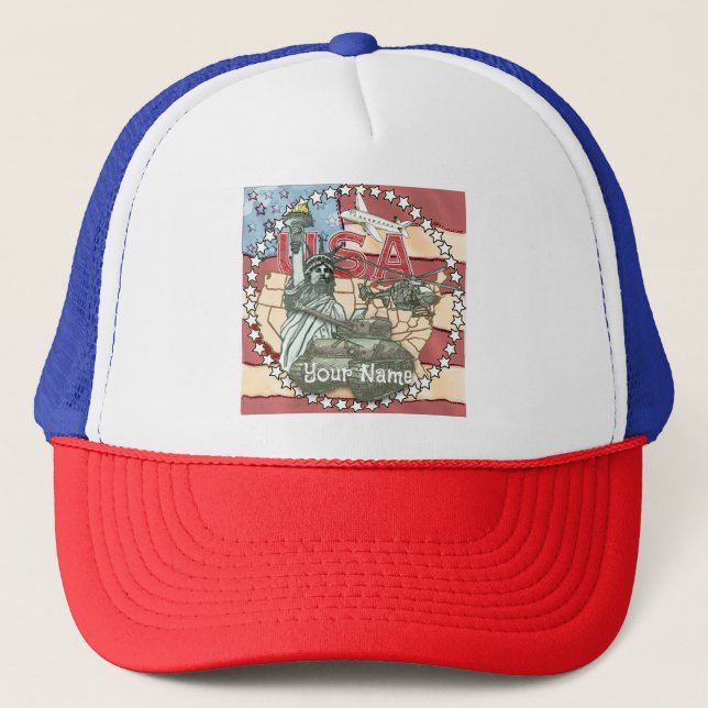 Gorra De Camionero EE. UU.  Militar  (Anverso)