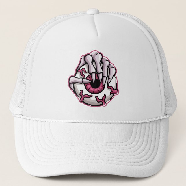 Gorra De Camionero Eeyball de Halloween (Anverso)