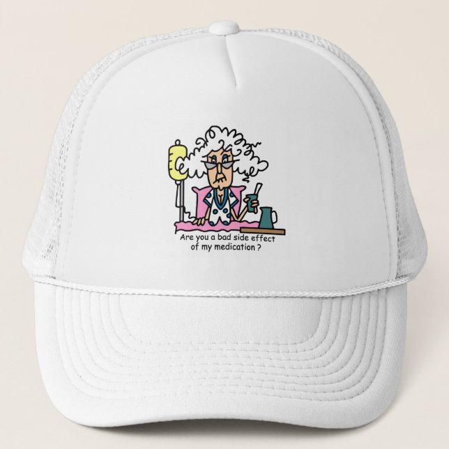 Gorra De Camionero Efecto adverso del medicamento Humor (Anverso)