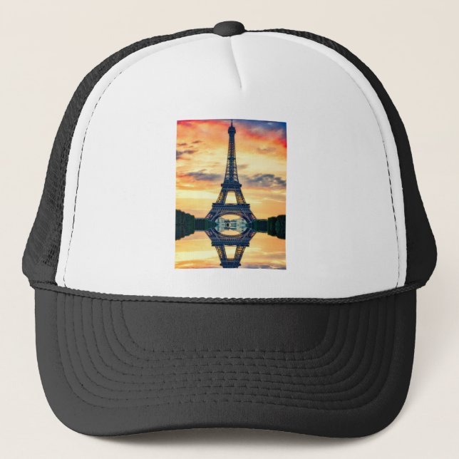 Gorra De Camionero Effel Tower Paris Evending European Travel (Anverso)