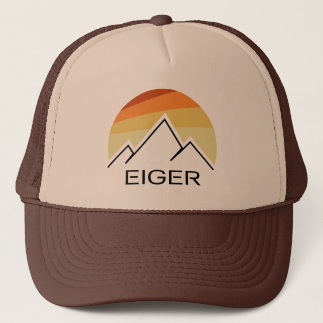 Gorra De Camionero Eiger Suiza Retro (Anverso)