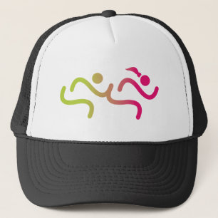 Gorra De Camionero Ejecutando Chicas para siempre