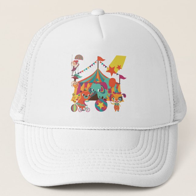 Gorra De Camionero Ejecutantes de circo (Anverso)