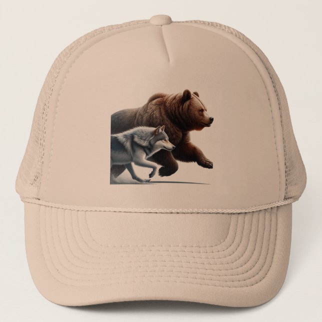 Gorra De Camionero Ejecutar camiseta salvaje (Anverso)