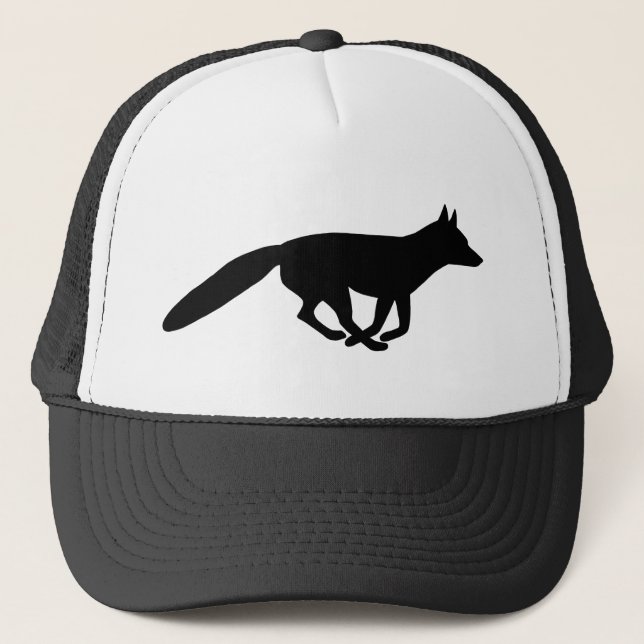 Gorra De Camionero Ejecutar Fox Silhouette (Anverso)