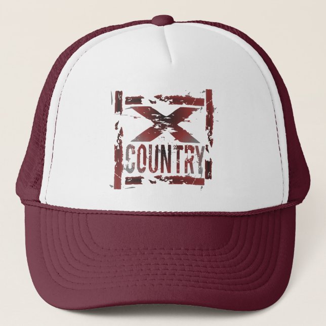 Gorra De Camionero Ejecutor de XC Cross Country (Anverso)
