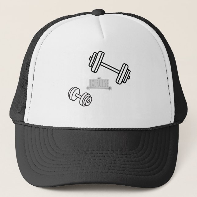 Gorra De Camionero ejercicio y fitness (Anverso)