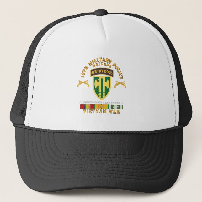 Gorra De Camionero Ejército - 18ª Brigada del MP - Pestaña de perros  (Anverso)