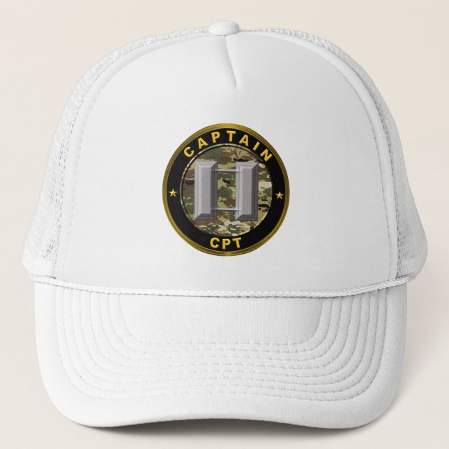 Gorra De Camionero Ejército CAPITÁN (Anverso)