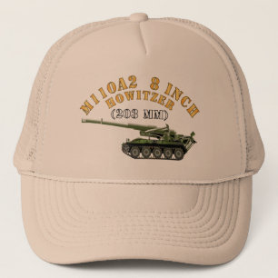 Gorra De Camionero Ejército - M110A2 - Obús de 203 mm de 8 pulgadas X