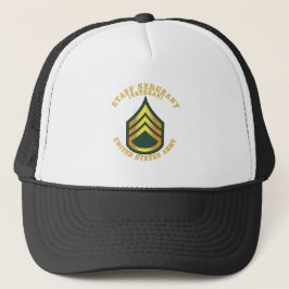 Gorra De Camionero Ejército - Sargento mayor - SSG - Veterano