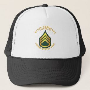 Gorra De Camionero Ejército - Sargento mayor - SSG - Veterano