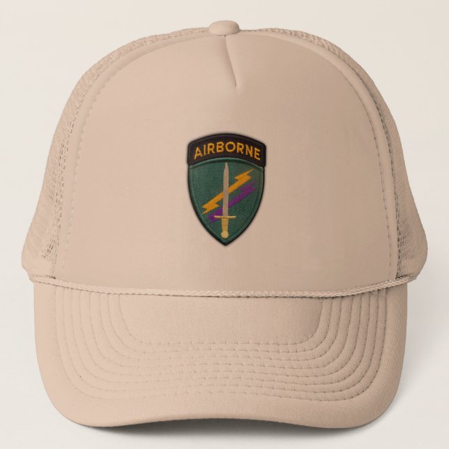 Gorra De Camionero Ejército USACAPOC (A) comando de las operaciones (Anverso)