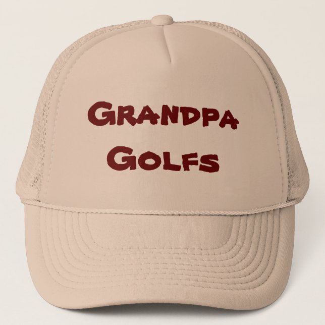 Gorra De Camionero El abuelo Golfs (Anverso)
