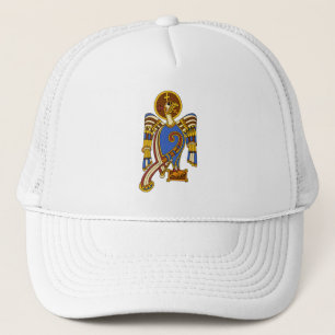 Gorra De Camionero El águila celta de San Juan es arte medieval irlan