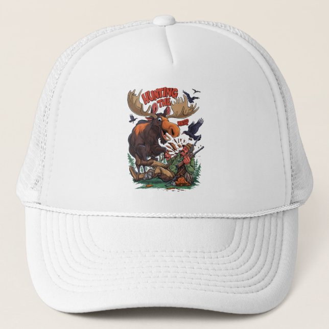 Gorra De Camionero El alce y la caza (Anverso)