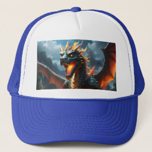 Gorra De Camionero "El aliento de Inferno: la llama del dragón"