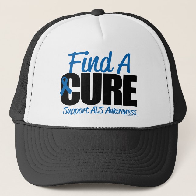Gorra De Camionero El ALS encuentra una curación (Anverso)