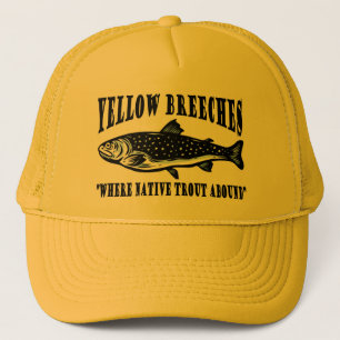 Gorra De Camionero El amarillo pone los calzones a la pesca con mosca
