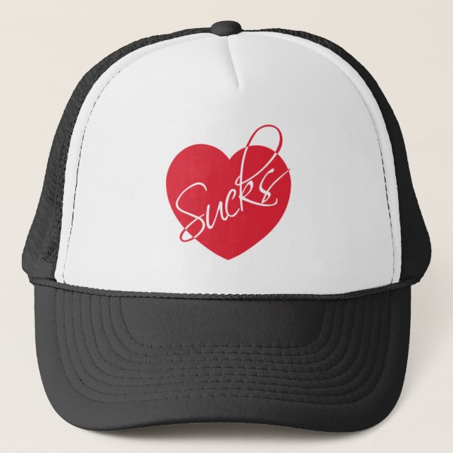 Gorra De Camionero El amor chupa (Anverso)