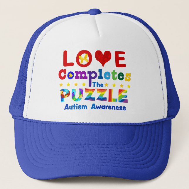 Gorra De Camionero El amor completa el rompecabezas (Anverso)