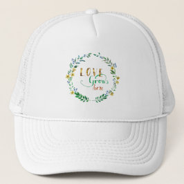 Gorra De Camionero El-amor-crece-aquí