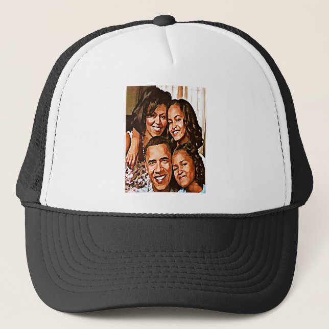 Gorra De Camionero El amor de Obama (Anverso)
