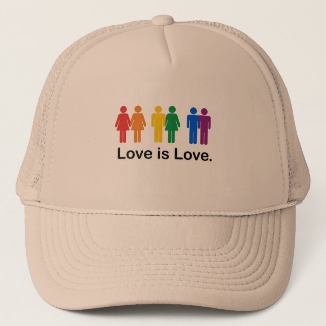 Gorra De Camionero El amor es amor (Anverso)