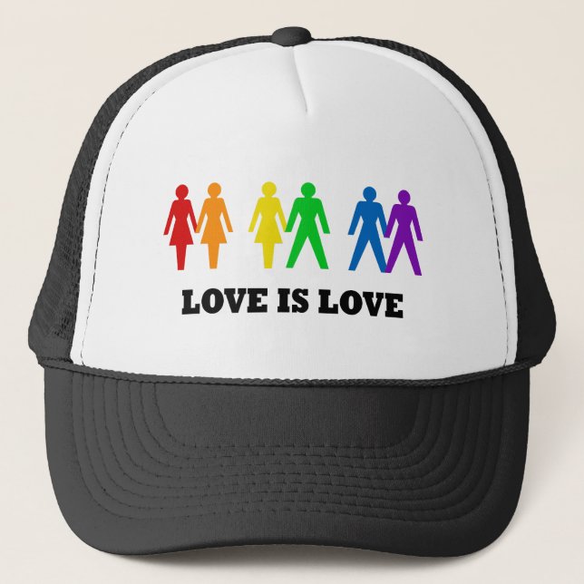 Gorra De Camionero El amor es amor (Anverso)