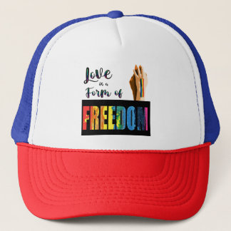 Gorra De Camionero El amor es una forma de orgullo por la libertad