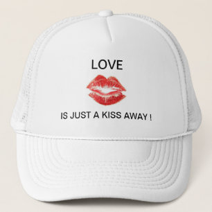 GORRA DE CAMIONERO ¡EL AMOR ESTÁ A UN BESO DE DISTANCIA!