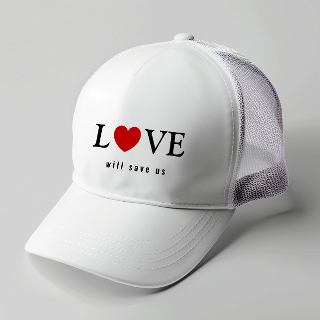 Gorra De Camionero El amor estiloso nos salvará (Stylish Love Will Save Us Trucker Hat)