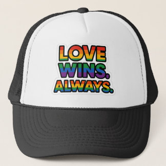 Gorra De Camionero El amor gana. Siempre - Orgullo LGBTQ+