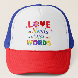 Gorra De Camionero El amor no necesita palabras