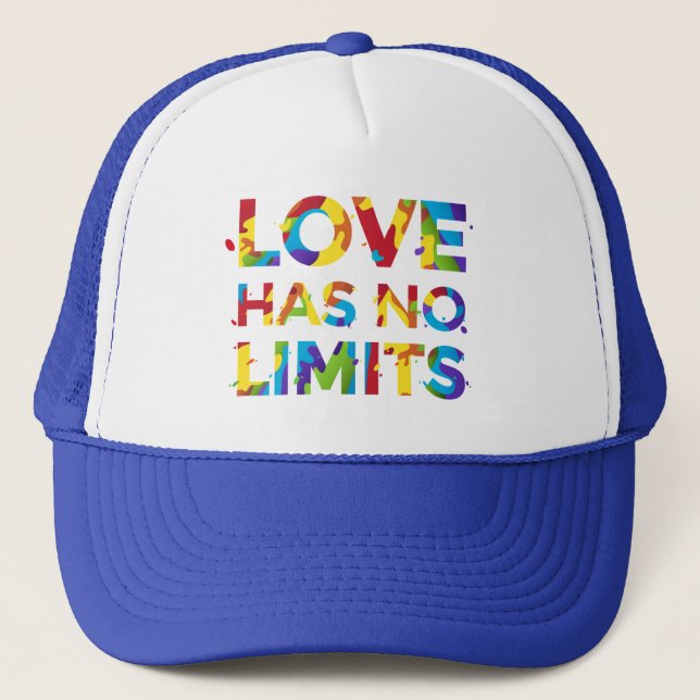 Gorra De Camionero El amor no tiene límites (Anverso)