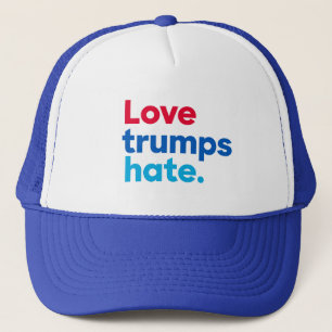 Gorra De Camionero El amor prevalece sobre el odio.
