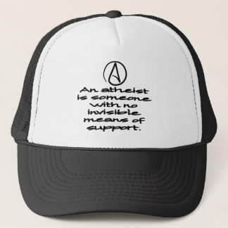 Gorra De Camionero El apoyo de un ateo