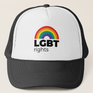 Gorra De Camionero El arcoiris de los derechos LGBT