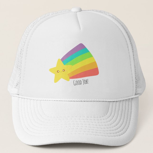 Gorra De Camionero El arcoiris de una estrella corta (Anverso)