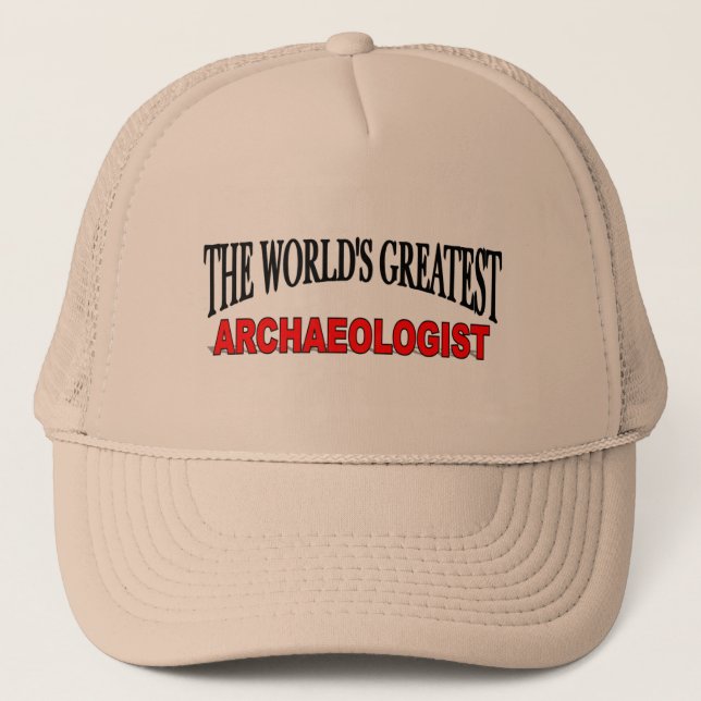 Gorra De Camionero El arqueólogo más grande del mundo (Anverso)