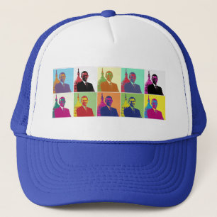 Gorra De Camionero El arte pop del presidente Obama