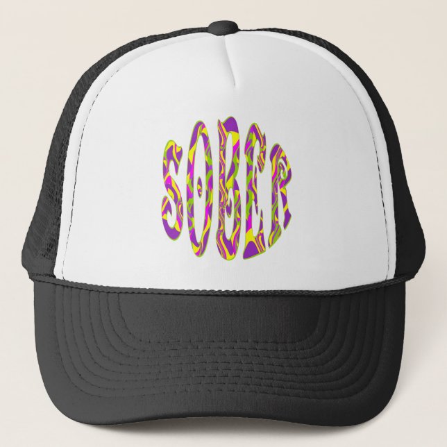 Gorra De Camionero El arte psicodélico de SOBER Retro 60 (Anverso)