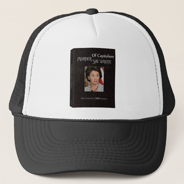 Gorra De Camionero El asesinato Pelosi escribió (Anverso)